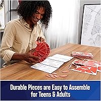 Vista 4 de 4D Build, Marvel Spider-Man - Kit de modelo de rompecabezas 3D con soporte, 82 piezas, decoración de escritorio de Spider-Man, juguetes