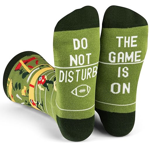 I'd Rather Be Watching Football Socks for Men and Women - Funny Gifts for Sports Fans