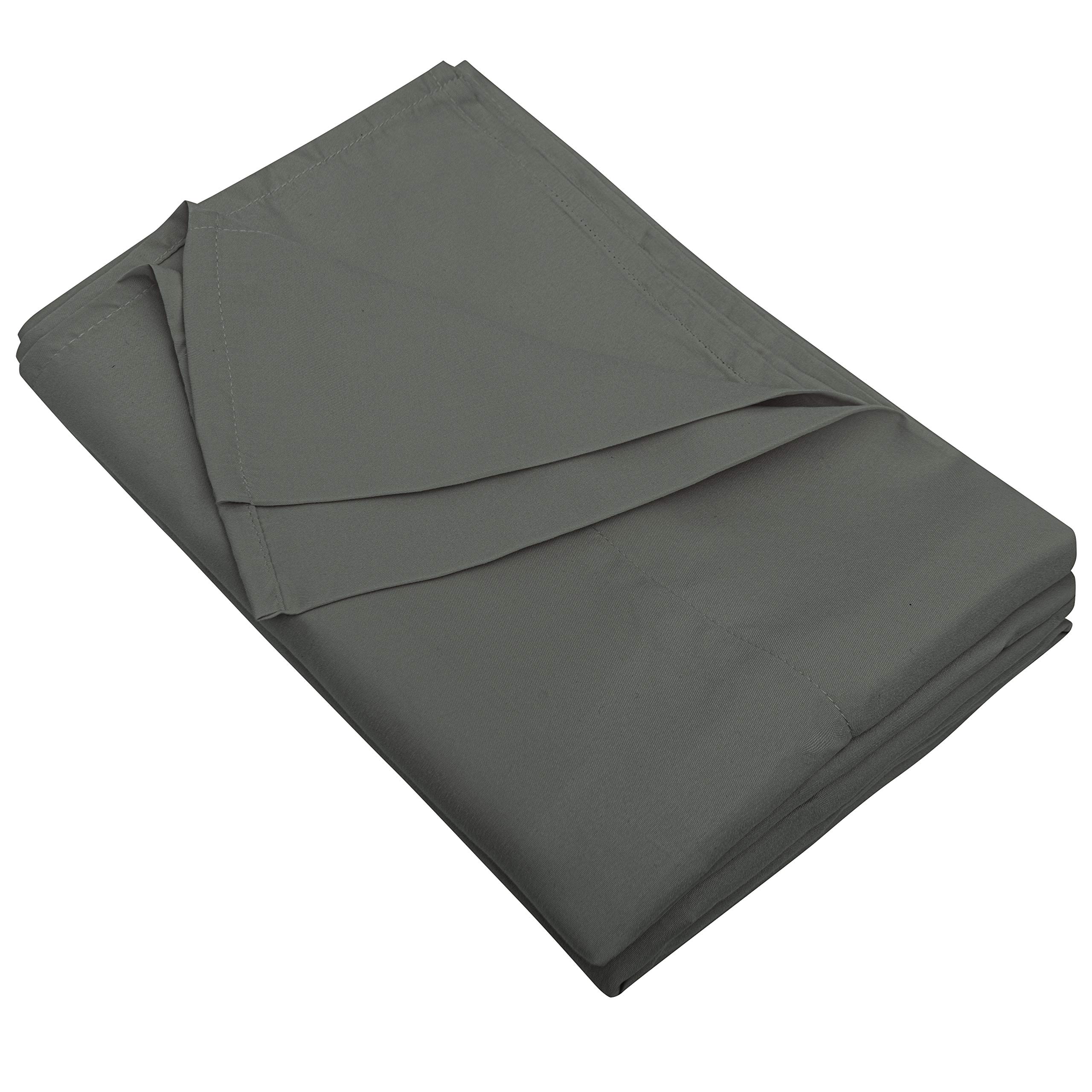 Twin XL Size Japanese Futon Covers - 100% Egyptian Cotton Futon Slipcovers - Floor Futon Mattress Cover with Zipper - Zippered Futon Cover - Washable Japanese Futon Mattress Cover Soft Skin, Dark Grey