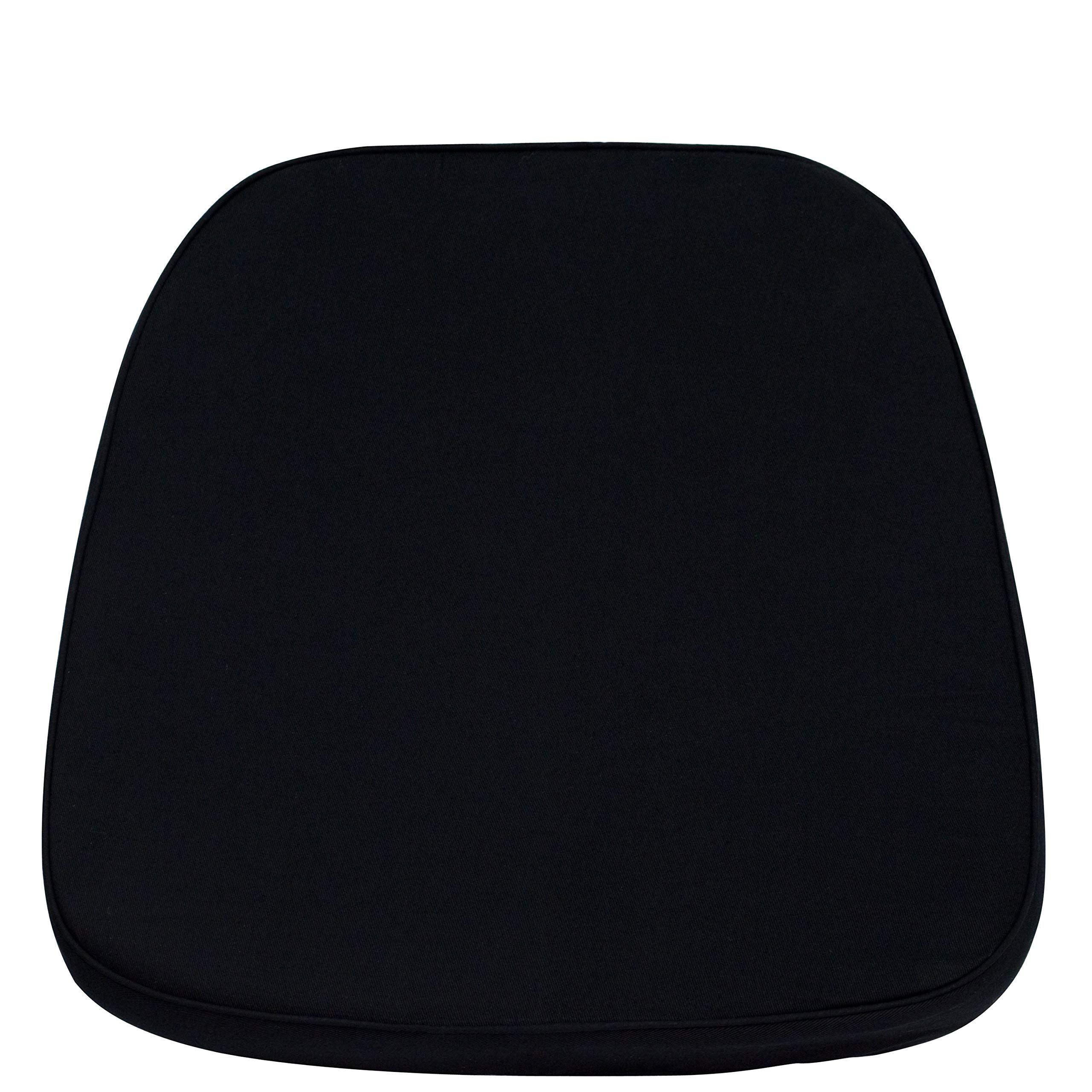 Flash Furniture 22 Pack Soft Black Fabric Chiavari Chair Cushion
