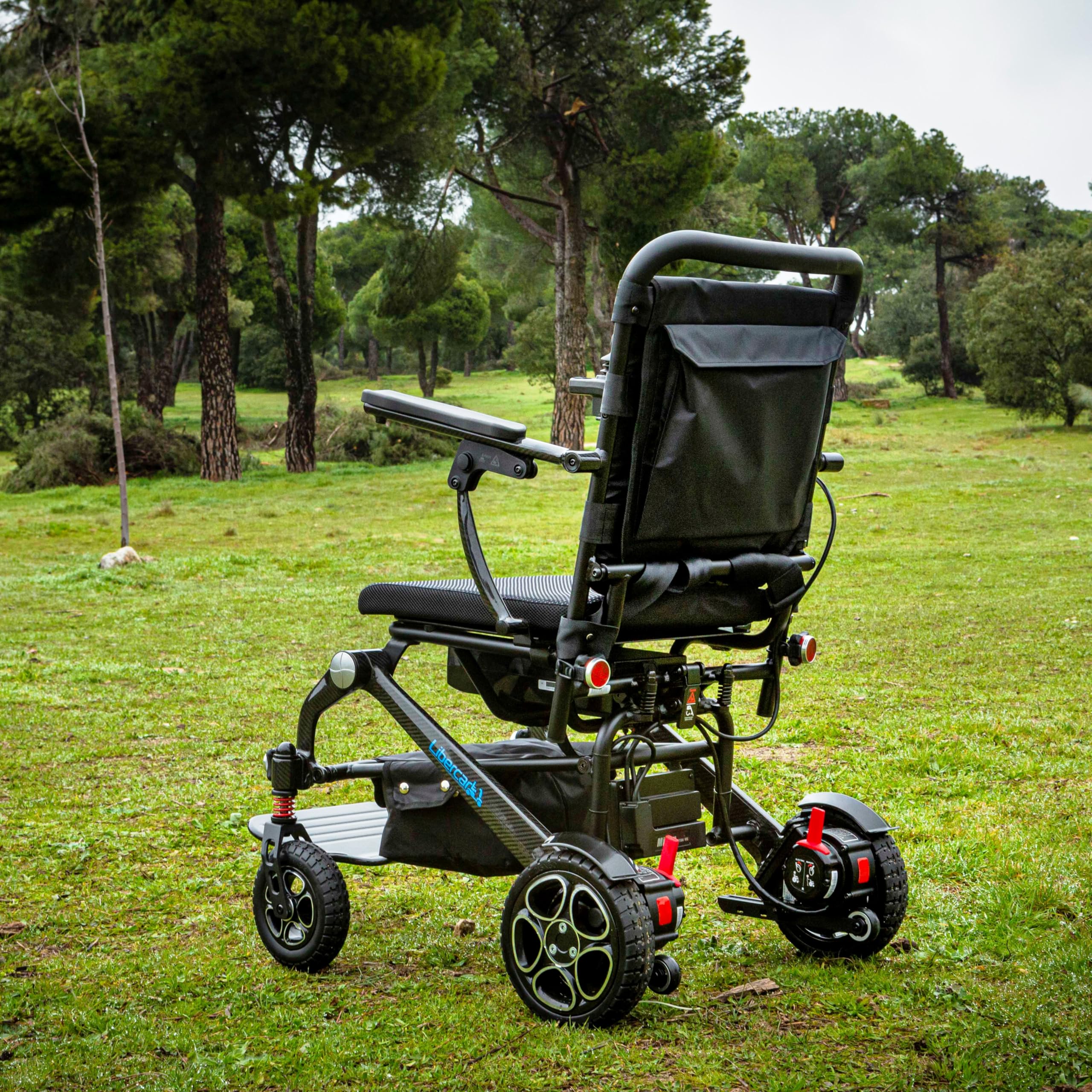 Silla de ruedas eléctrica Alma de fibra de carbono