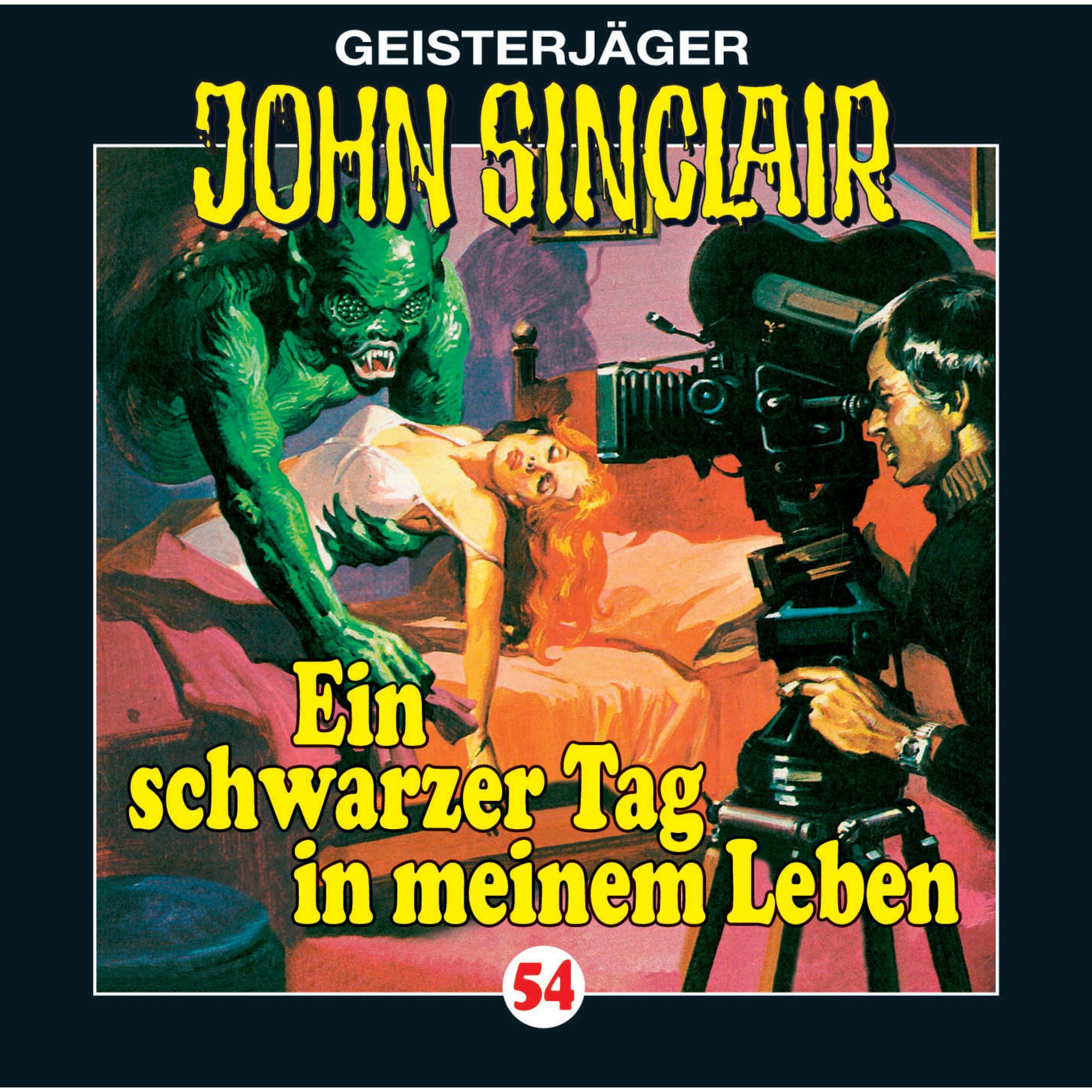 Cover art for Ein schwarzer Tag in meinem Leben: John Sinclair 54