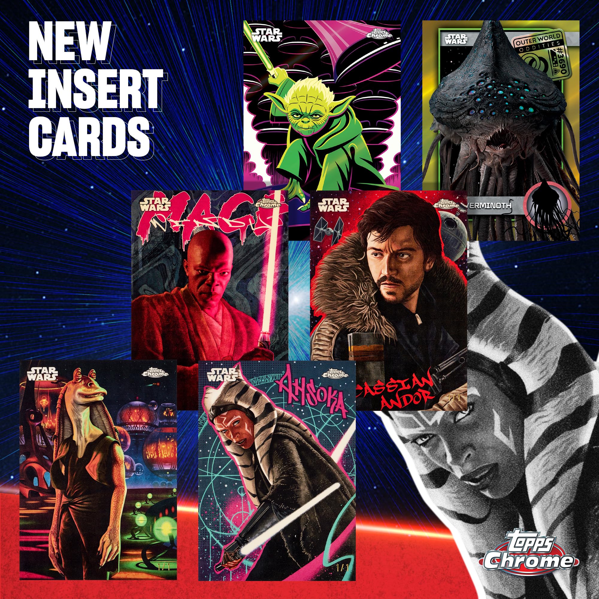 2025 Topps Chrome Star Wars - Factory Sealed - Value Box | Amazon