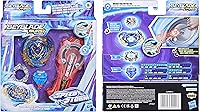 Vista 4 de Bey Blade Burst Surge Speedstorm Spark Power Set – Juego de batalla con lanzador de chispas y juguete de batalla de giro derecho, rojo