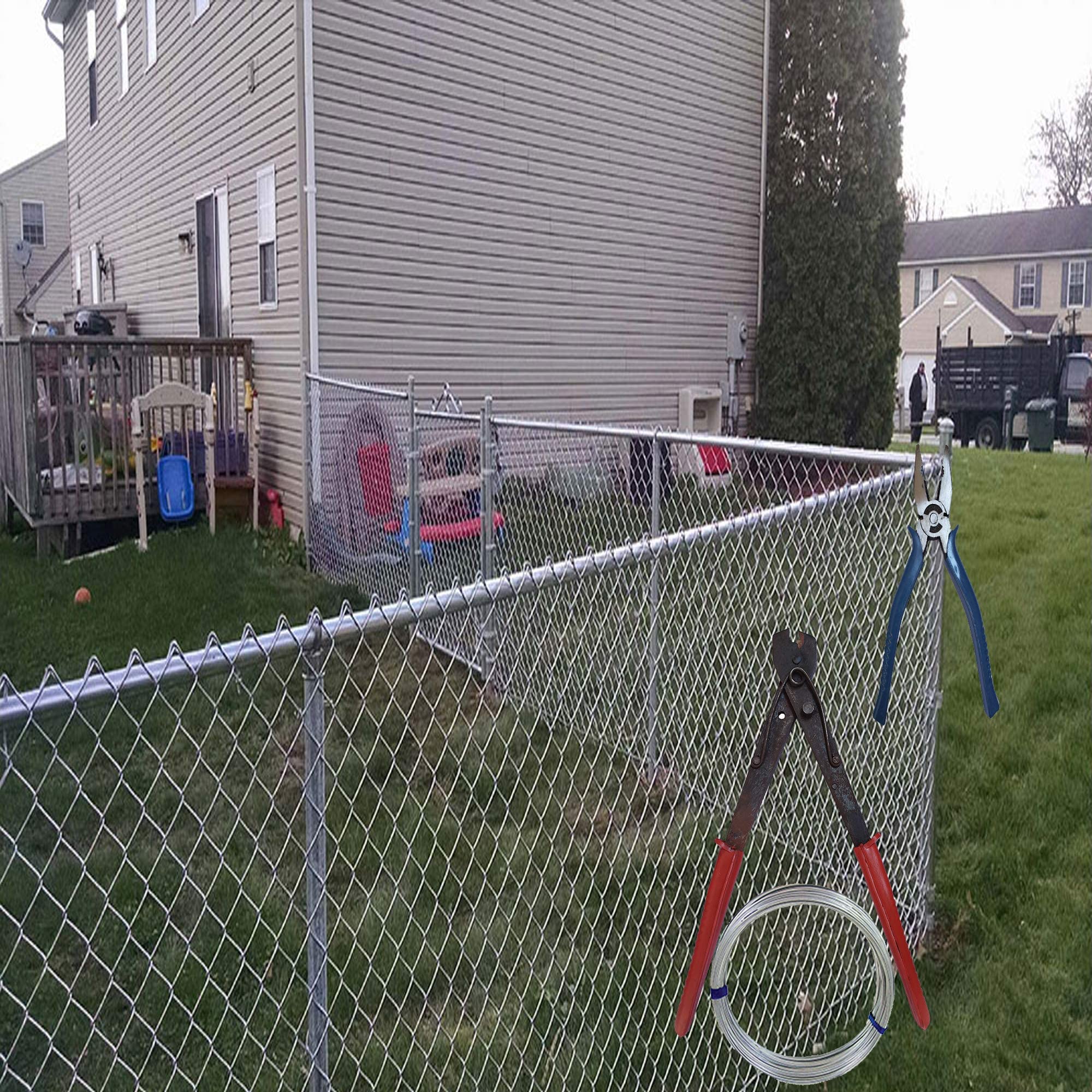 Buy Mesh Masters Chain Link Fencing Net_ 3 Feet Height X 5 Feet Width