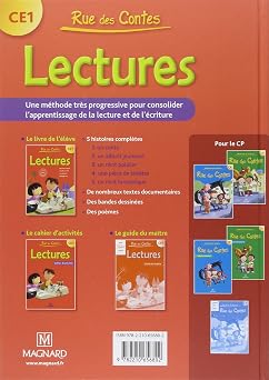 Lectures CE1 - Livre de l'eleve: Collection Rue des Contes