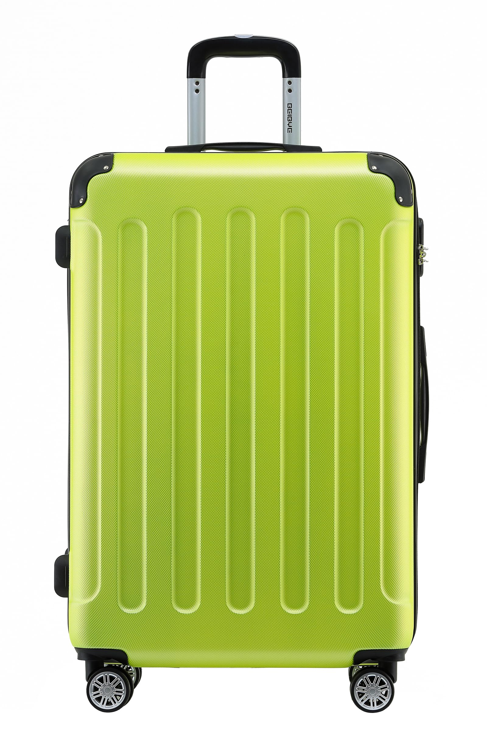 BEIBYE- Hartschalenkoffer Koffer Trolley Rollkoffer Reisekoffer Zahlenschloß 4 Zwilings-Rollen
