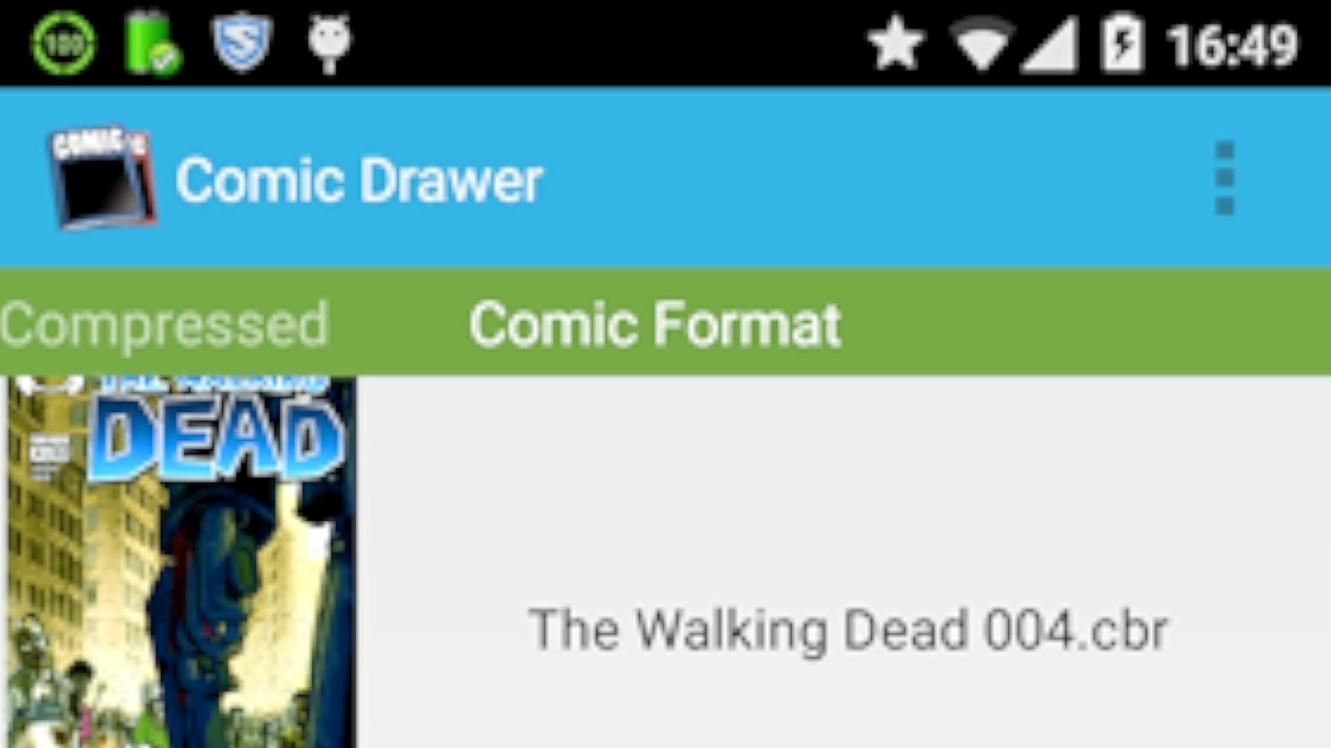 Android Comic Reader App on Amazon Appstore