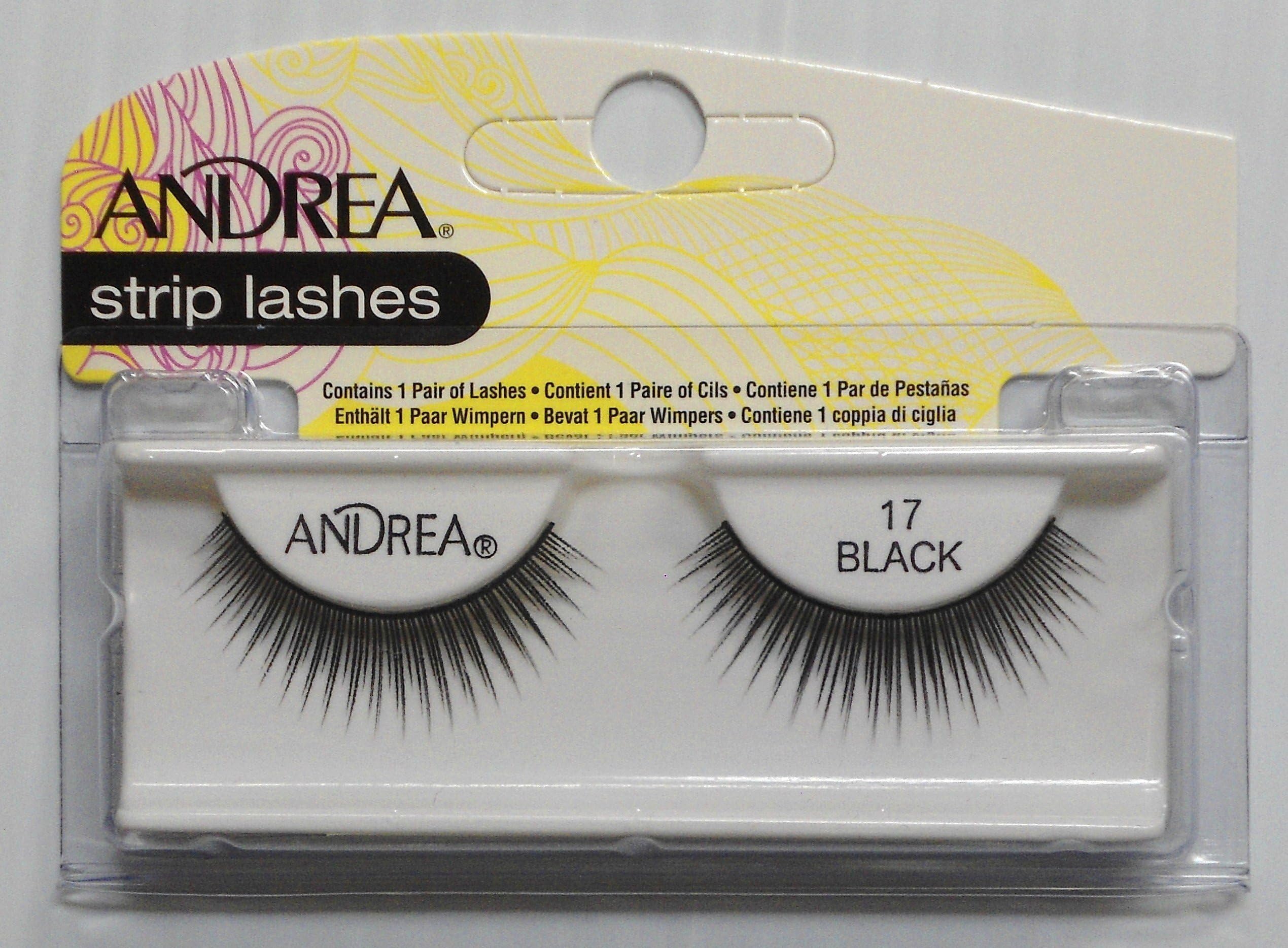 AndreaStrip Lashes, 17 Black
