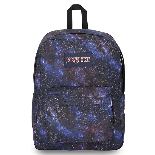 JanSport SuperBreak One Backpacks - Durable, Lightweight Bag with 1 Main Compartment, Front Utility Pocket with Built-in Organizer - Premium Backpack, Night Sky