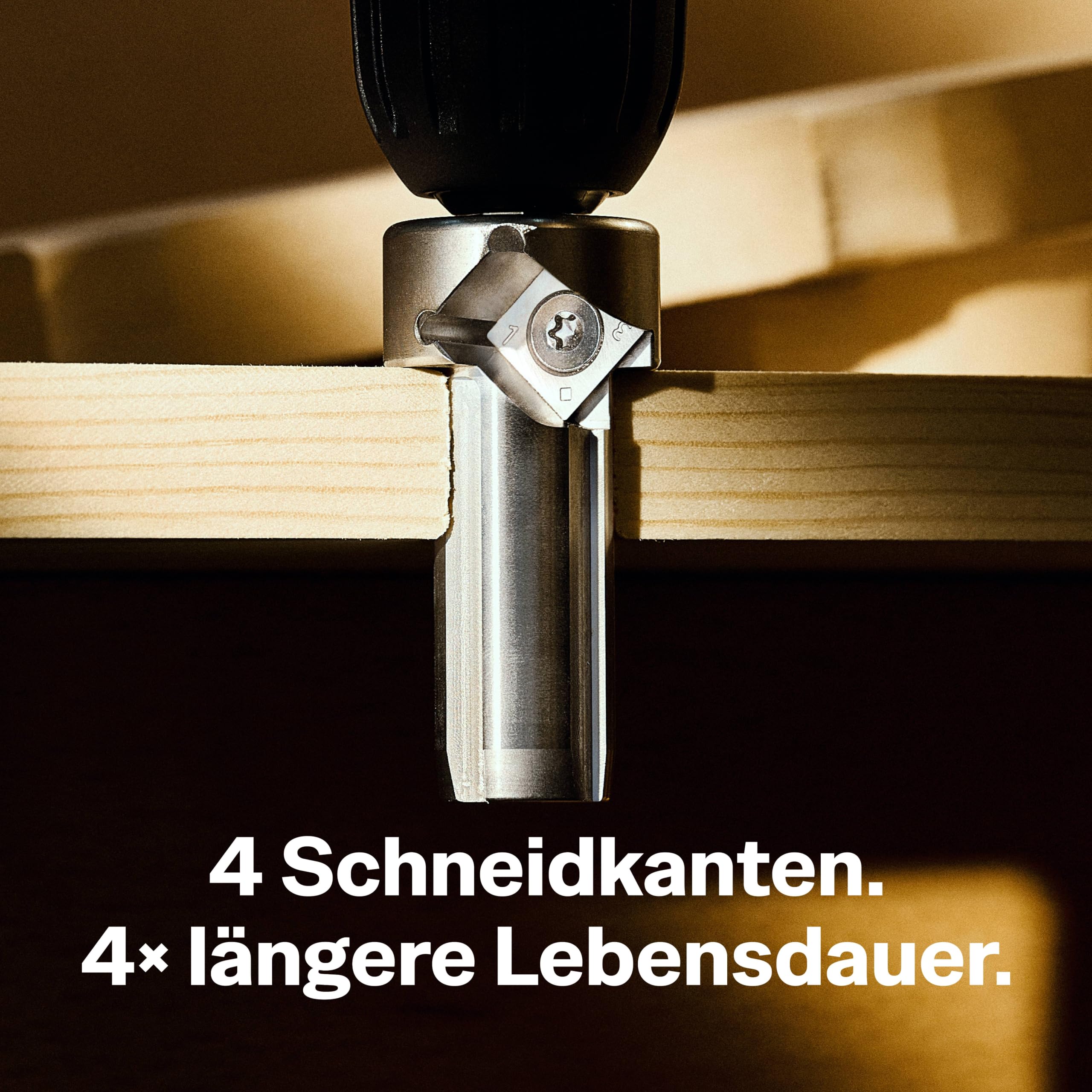 HONGDUI Fasenwerkzeug für Holzbearbeitung, Klinge aus Legierung, Edelstahl, Sechskantschaft für polierte Oberfläche, geeignet für elektrische Bohrmaschinen