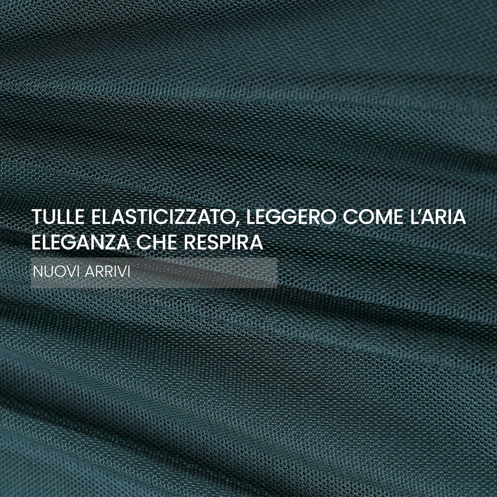 Abito Lungo Elegante Donna con Stola Coordinata – Collo Alto Senza Maniche, Linea Fluida in Tulle – Vestito da Cerimonia Made in Italy