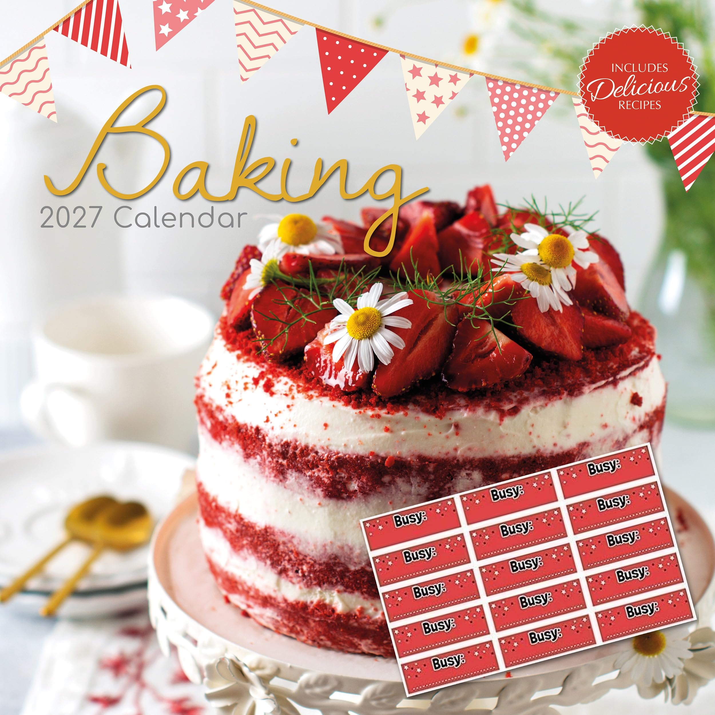 TGSC | Baking 2027 Calendar with Planner Stickers | Home & Office Organiser
