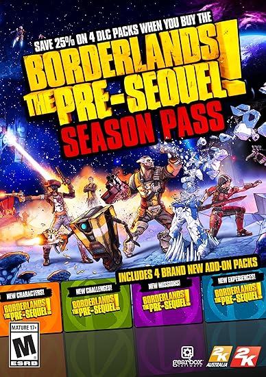 Amazon Co Jp Borderlands The Pre Sequel シーズン パス オンラインコード Pcソフト