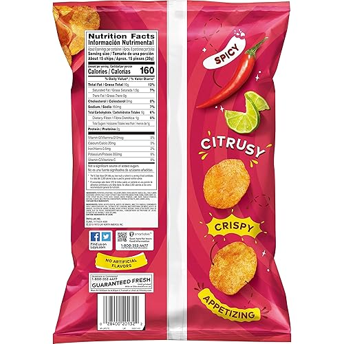 Miniatura 3 de Lay's - Papas fritas con sabor a chile y limón, 7.75 onzas