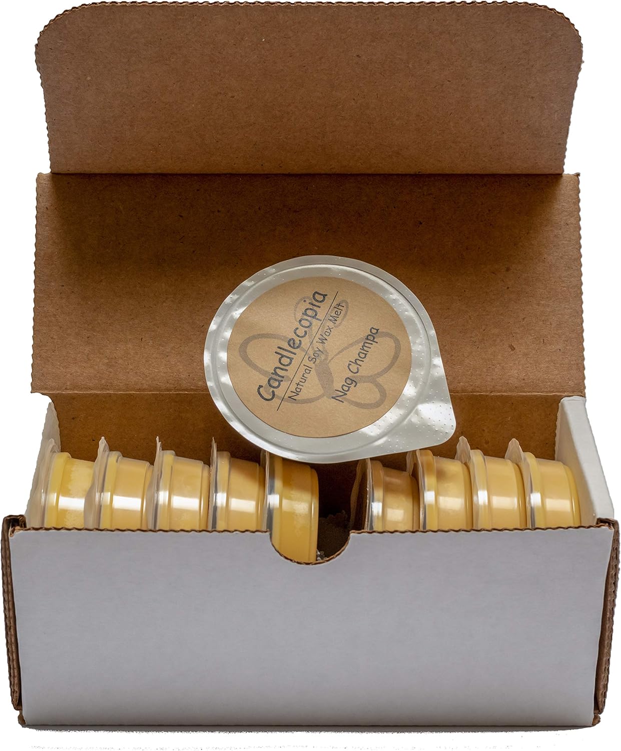 Dragon's Blood Strongly Scented Hand Poured Premium Natural Soy Wax Melt Cups, 12.5 Ounces in 10 x 1.25 Ounce Sealed Cups