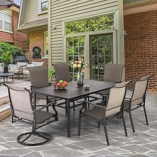 Sponsored Ad - Sophia & William Patio Dining Set for 6 Outdoor Dining Set 7 Piece Patio Furniture Set, 4 x Patio Dining Ch...