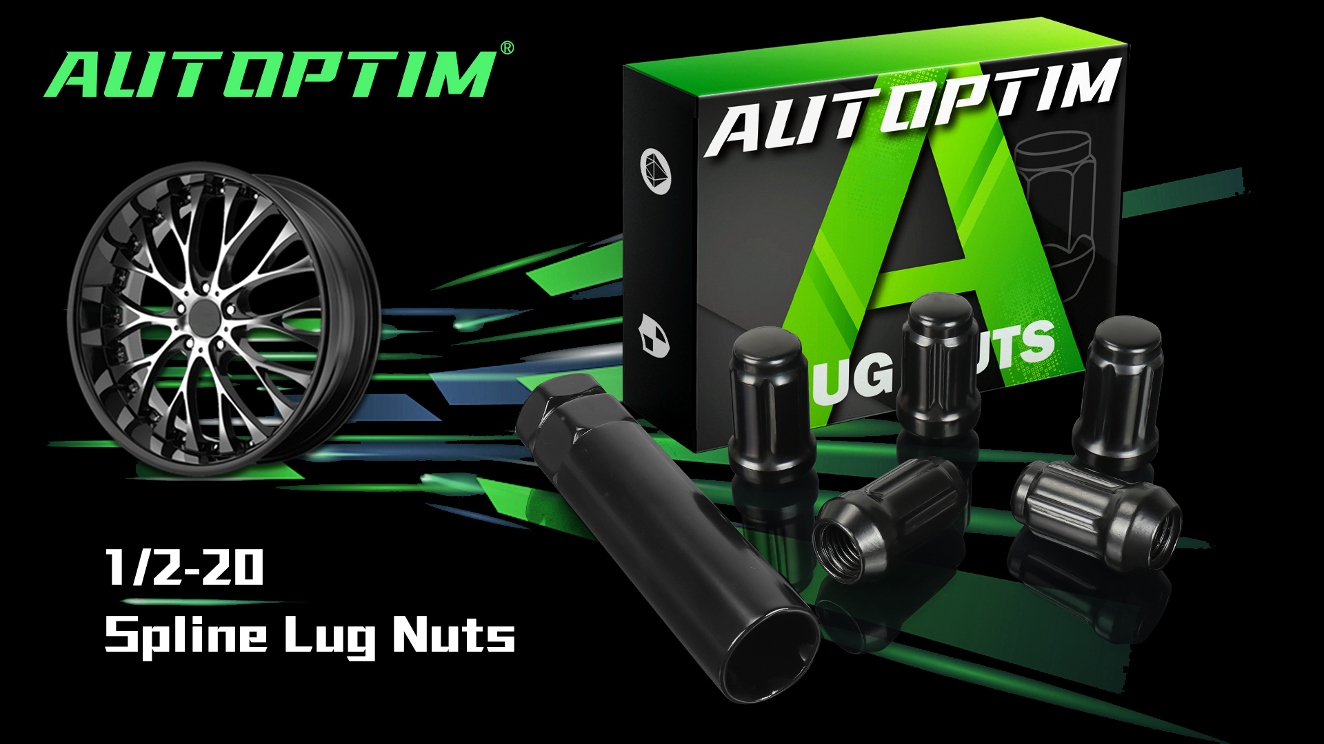 20 Tuercas Estriadas 1/2-20 – Reemplazo Para Jeep Wrangler