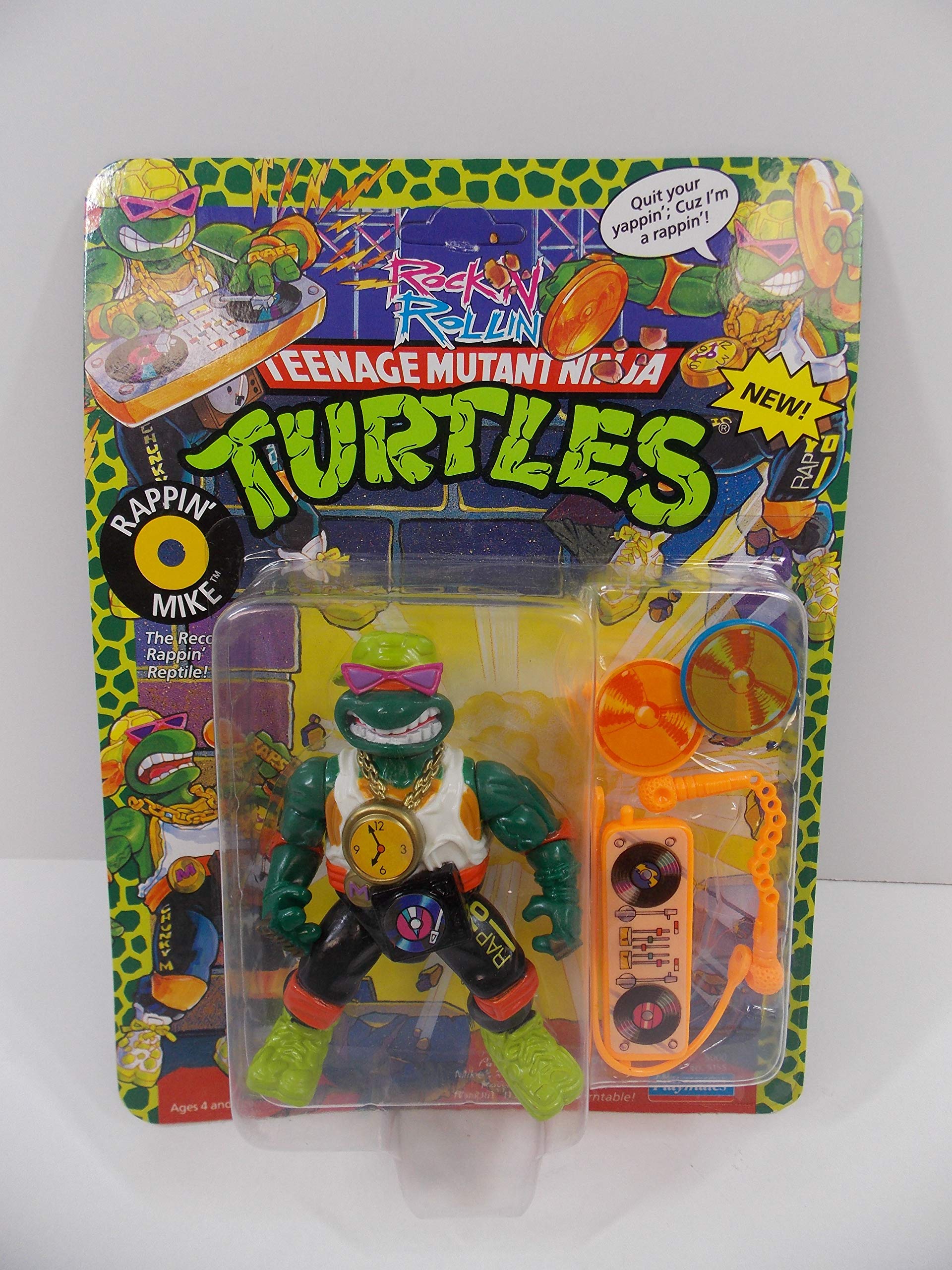 1991 Rappin Mike (Michaelangelo) Rock`n`Roll Teenage Mutant Ninja