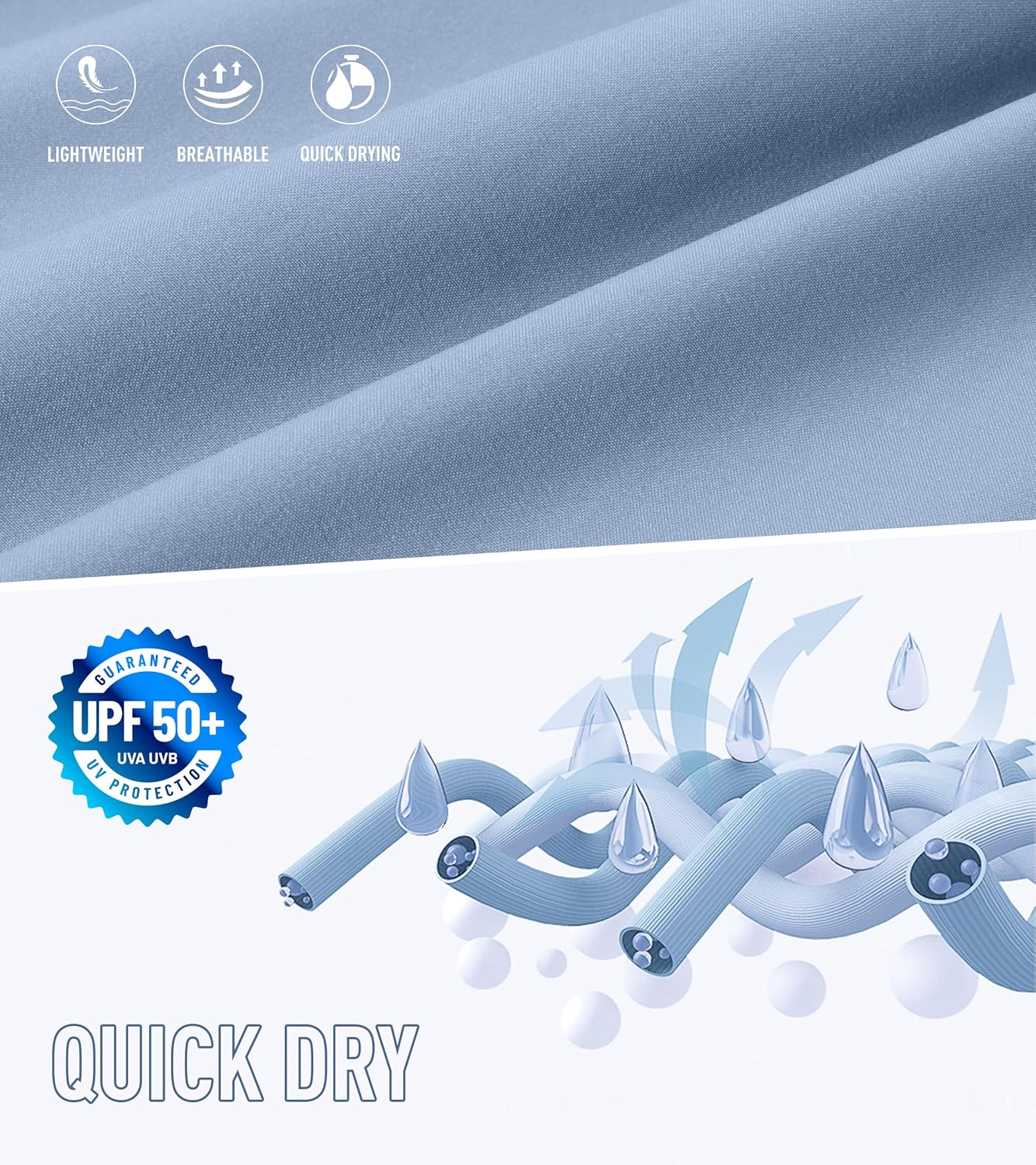 Men's Swim Trunks Quick Dry Board Shorts with Zipper Pockets Beach Shorts Bathing Suits for Men - No Mesh Liner - Image 6