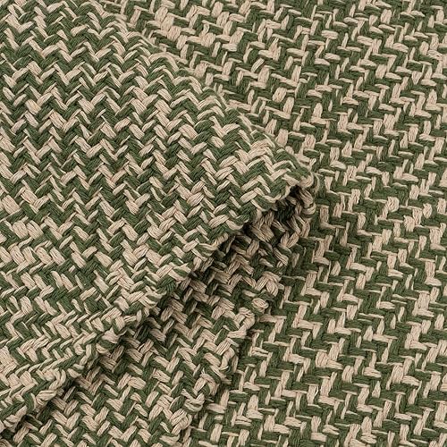 Miniatura 10 de LEEVAN Alfombra de pasillo lavable de 2 x 5 pies, alfombra blanca para pasillo, alfombra de entrada reversible tejida a mano, alfombra moderna de