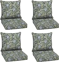 Vista 58 de Arden Selections Juego de cojines profundos para exteriores, 24 x 24 pulgadas, resistente al clima, a prueba de lluvia, resistente a la decoloración