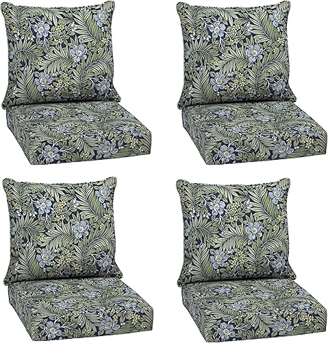 Miniatura 58 de Arden Selections Juego de cojines profundos para exteriores, 24 x 24 pulgadas, resistente al clima, a prueba de lluvia, resistente a la decoloración