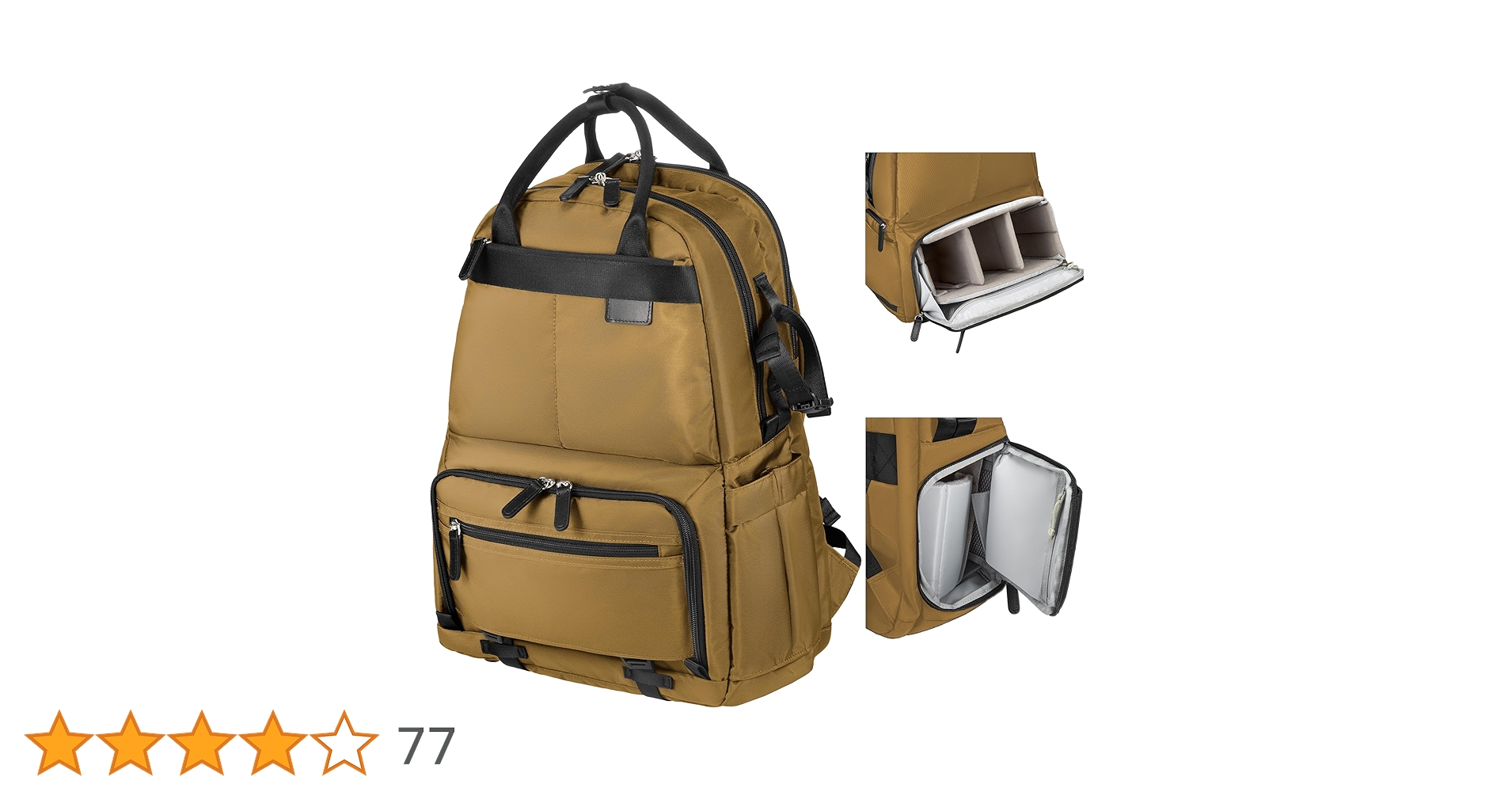 Amazon.co.jp: [リンタ] カメラバッグ リュック 14.5L 2気室