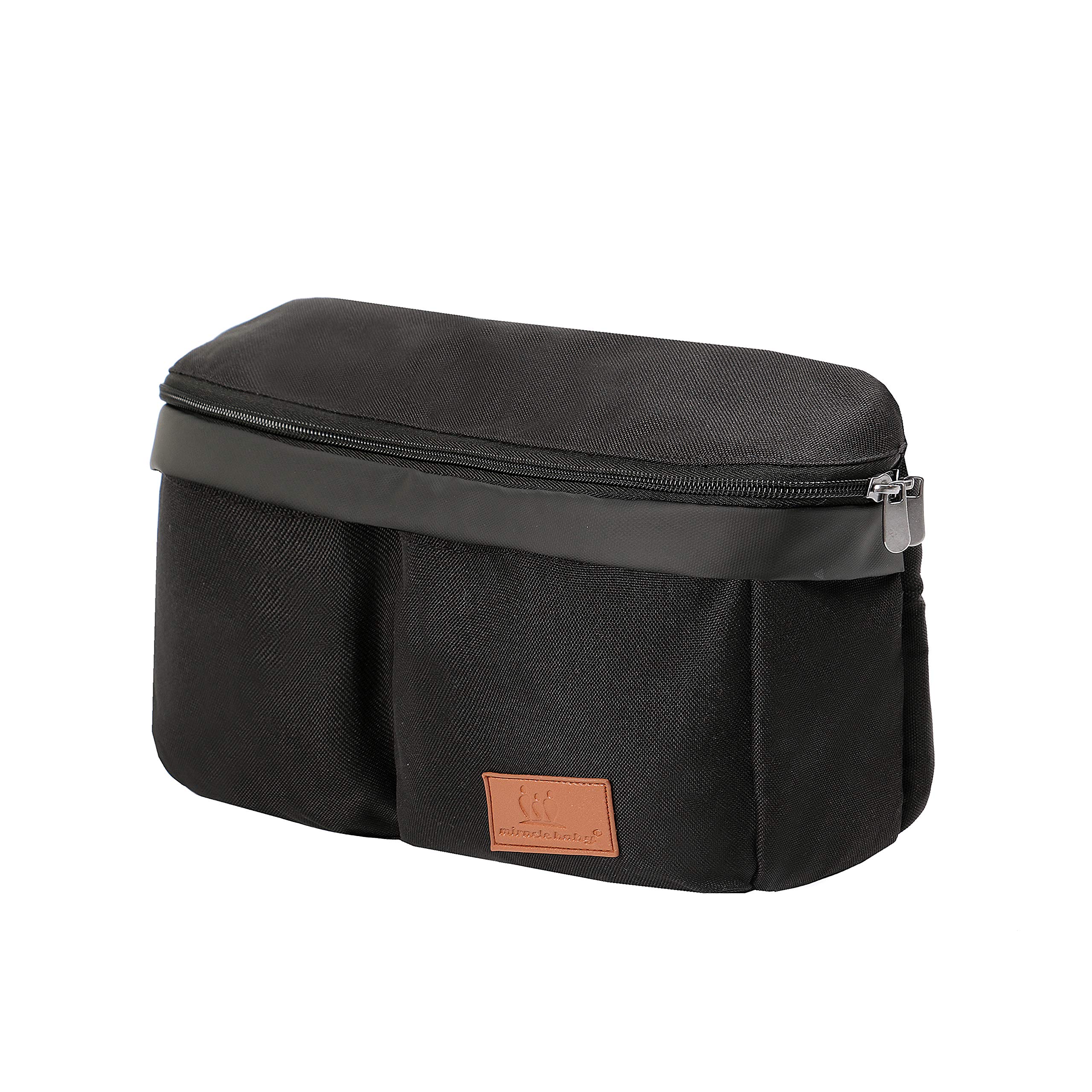 Miracle Baby Borsa Organizer per Passeggino Universale, Neonati Borsa Organizer, Portaoggetti Impermeabile con Cerniera, Multifunzione Borsa Cambio Neonato