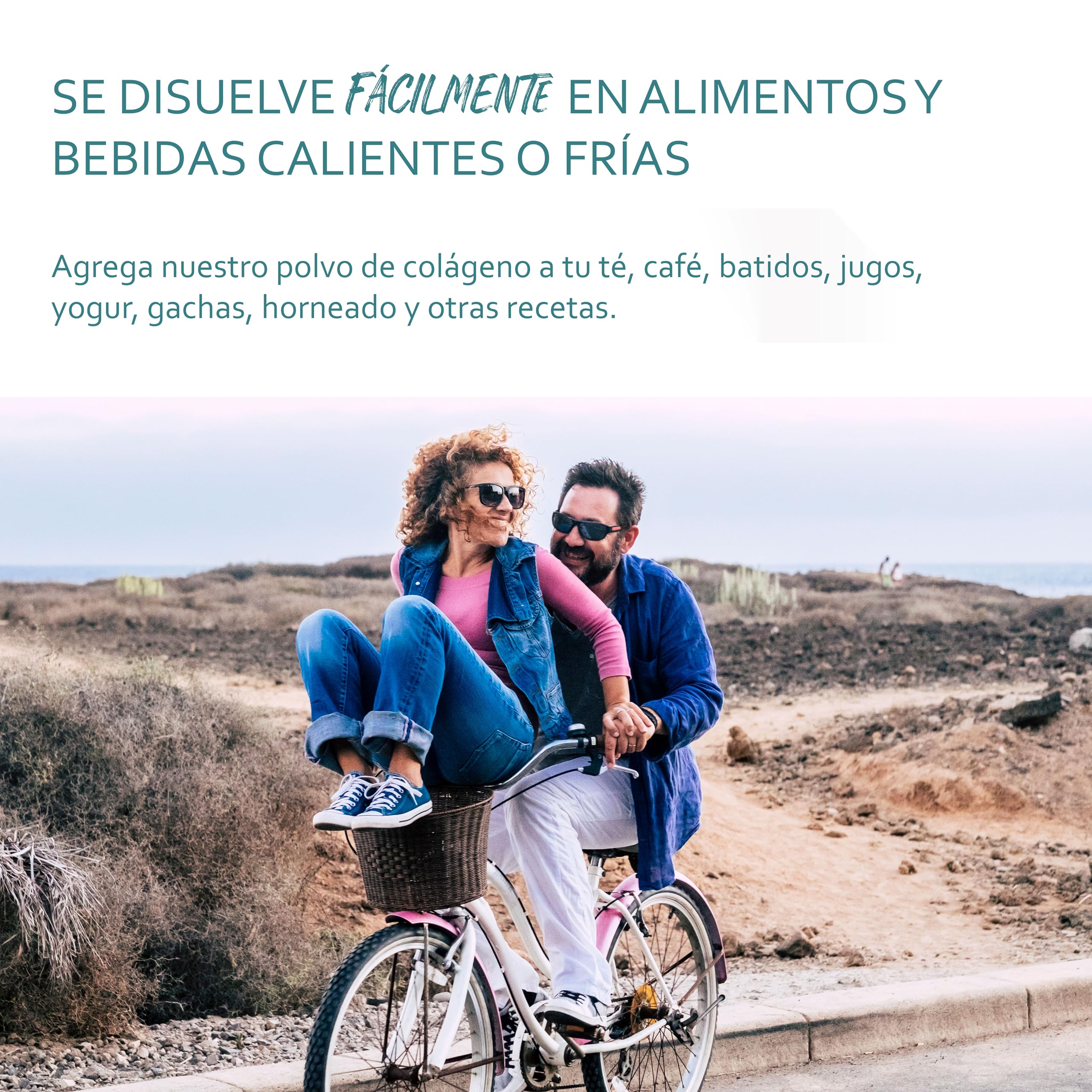 Edible Health - Polvo de Colágeno Marino, Péptidos Bioactivos, Sin Carbohidratos, Para Piel, Cabello, Huesos y Articulaciones, 1kg, 70 Días | Péptidos Bioactivos De Colágeno Marino, Sin Carbohidratos; Formato En Polvo De 1 Kg Para 70 Días.