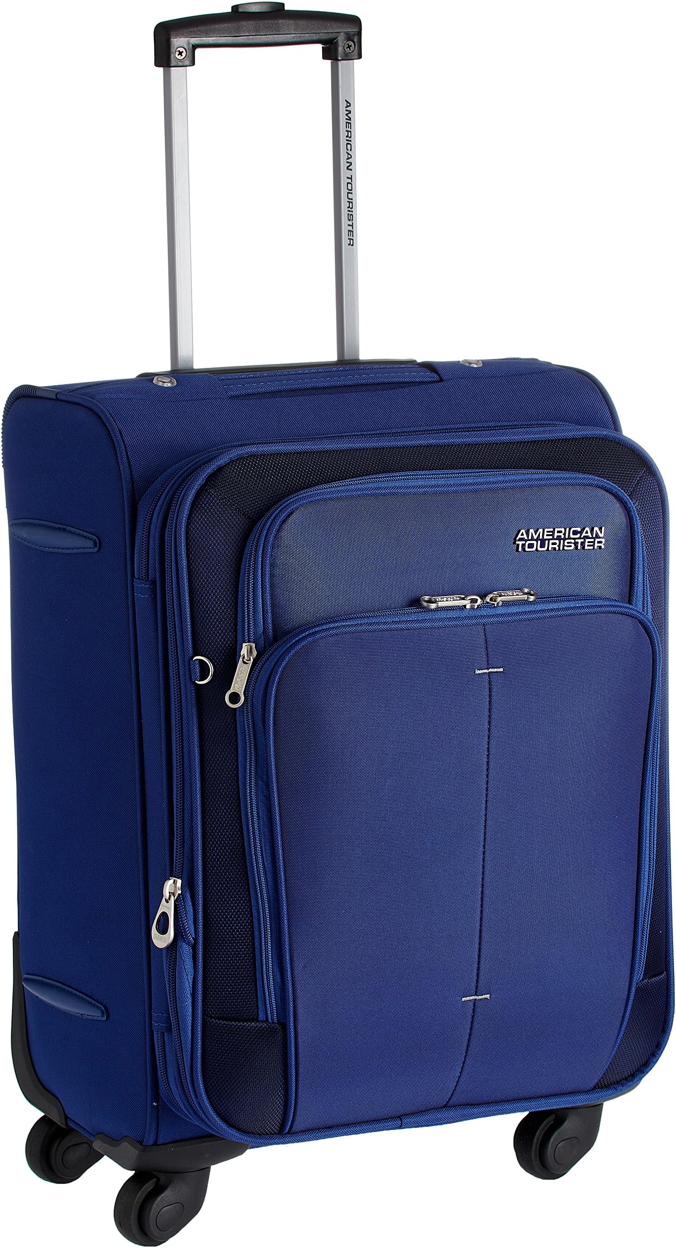 American Tourister Crete Polyester 47 Ltrs Ink Blue Softsided Carry On (49W (0) 01 001)