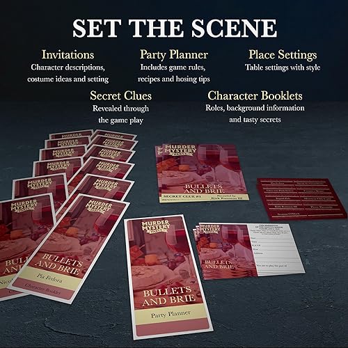 Miniatura 5 de Fiesta de Misterio de Asesinato, Balas y Brie, para Edades 18+