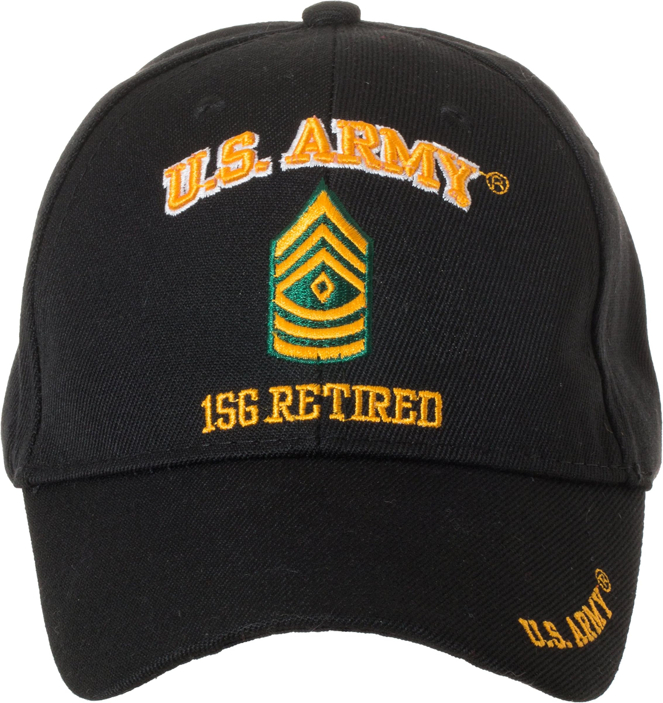 Artisan Owl Officially Licensed US Army Retired Baseball Cap - Multiple Ranks Available!