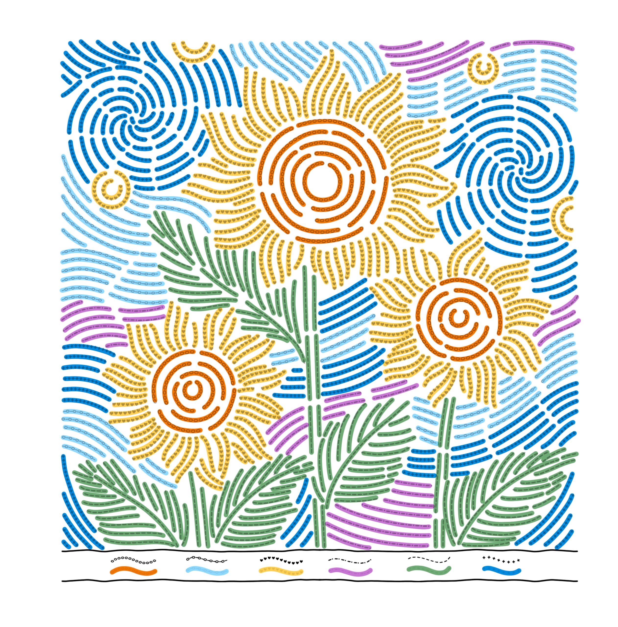 Mindfulness: Line Tracing for Relaxation