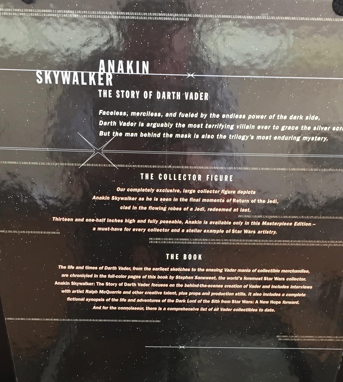 Anakin Skywalker with Star Wars Masterpiece Edition Hardcover Book