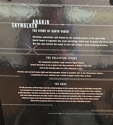 Miniatura 3 de Anakin Skywalker con libro de tapa dura Star Wars Masterpiece Edition