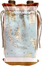 Wine Bag - Modern Map Of Indonesian Islands.jpg Décor II