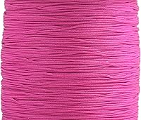 Vista 91 de KONMAY 1 rollo de cuerda de nailon para hacer pulseras de 150 yardas, trenzado de nailon Shamballa Macramé/cordón de cuentas de 0.4mm, cordón