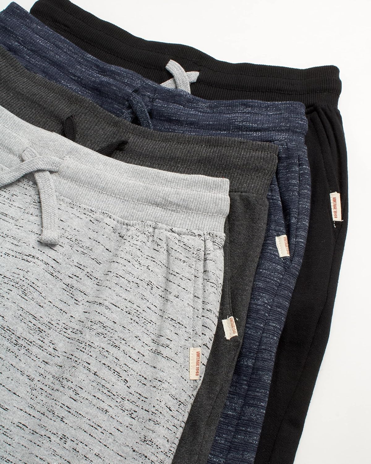 Weatherproof Vintage Boys Athletic Sweatpants - 4 Pack Athletic Basic Fleece Jogger Track Pants for Boys (4-20) - Image 3