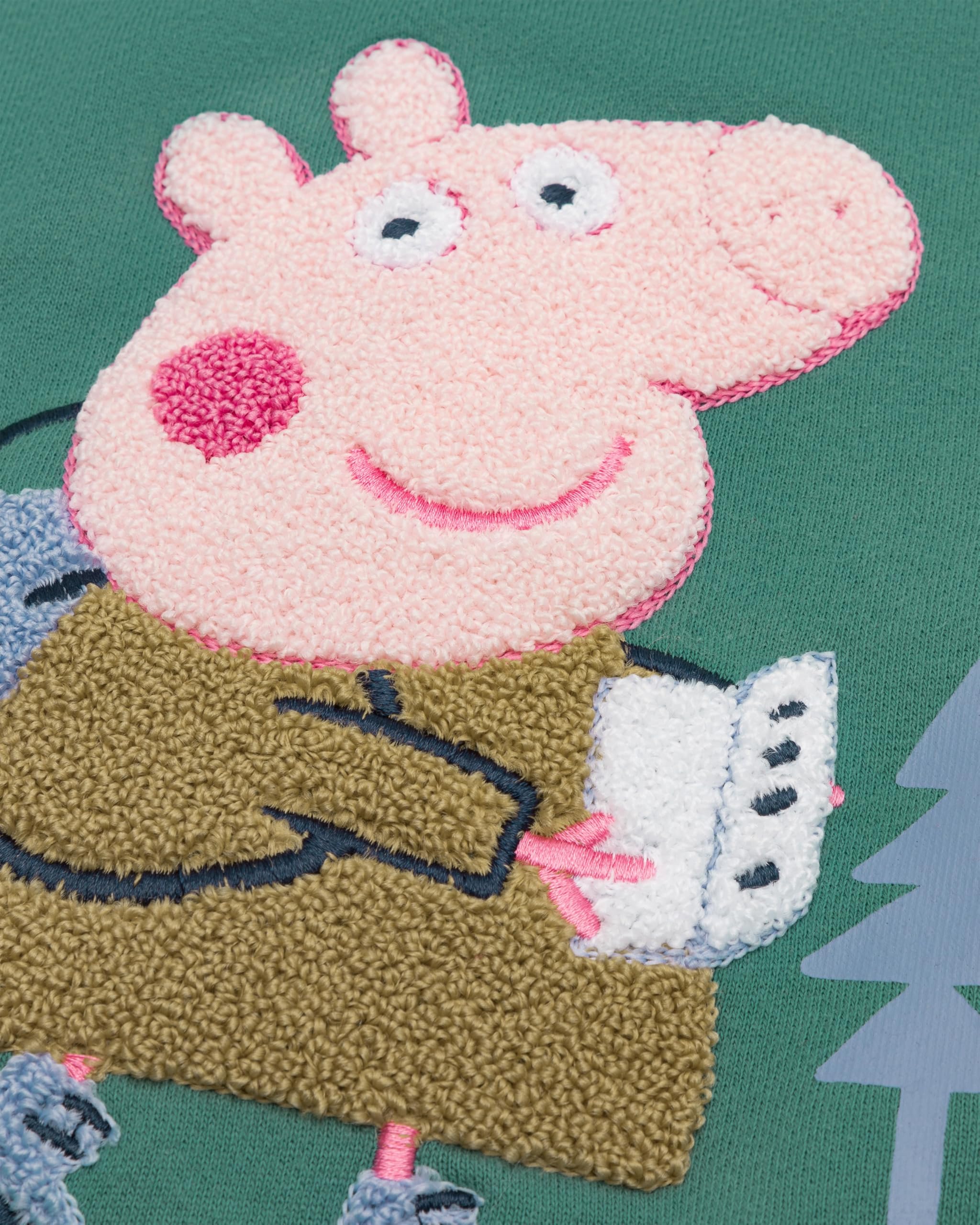 koaa Peppa Wutz Forest Pullover - Peppa Pig, Pulli für Jungen & mädchen, Kids Sweater, Weihnachts- & Winterpullover, Sweatjacke, Kinder Langarmshirt & Sweatshirt, Langarm, kinderkleidung 86-104