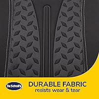 Vista 4 de Dr. Scholl's Max Support Cojín lumbar con infusión de carbón para automóvil, camión, SUV, color negro