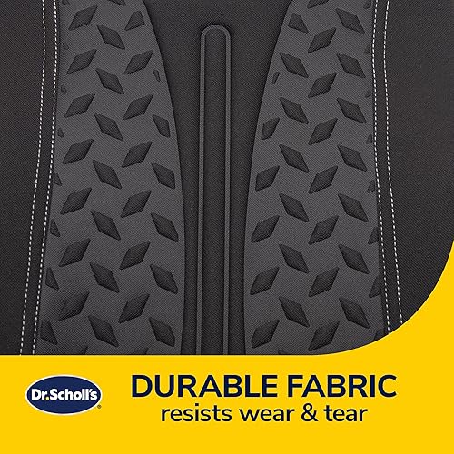 Miniatura 4 de Dr. Scholl's Max Support Cojín lumbar con infusión de carbón para automóvil, camión, SUV, color negro