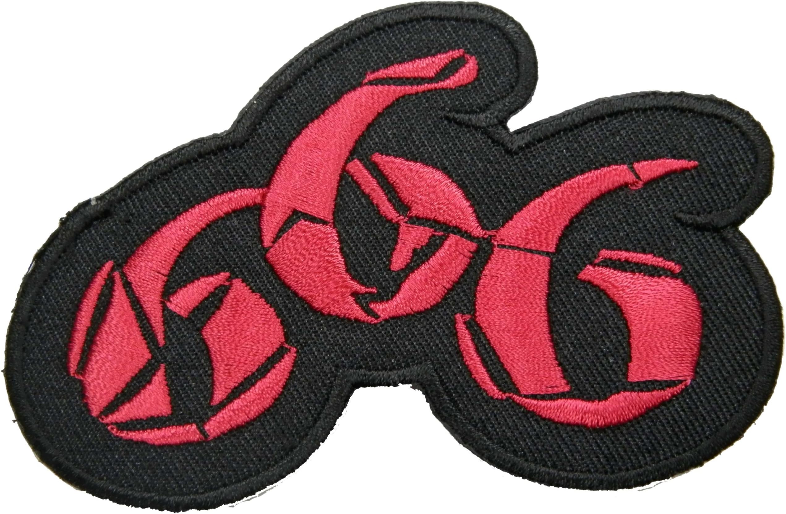 666 Satan Devil Name Tag Novelty Embroidered Iron on Badge Applique Patch, By Sugar99shop