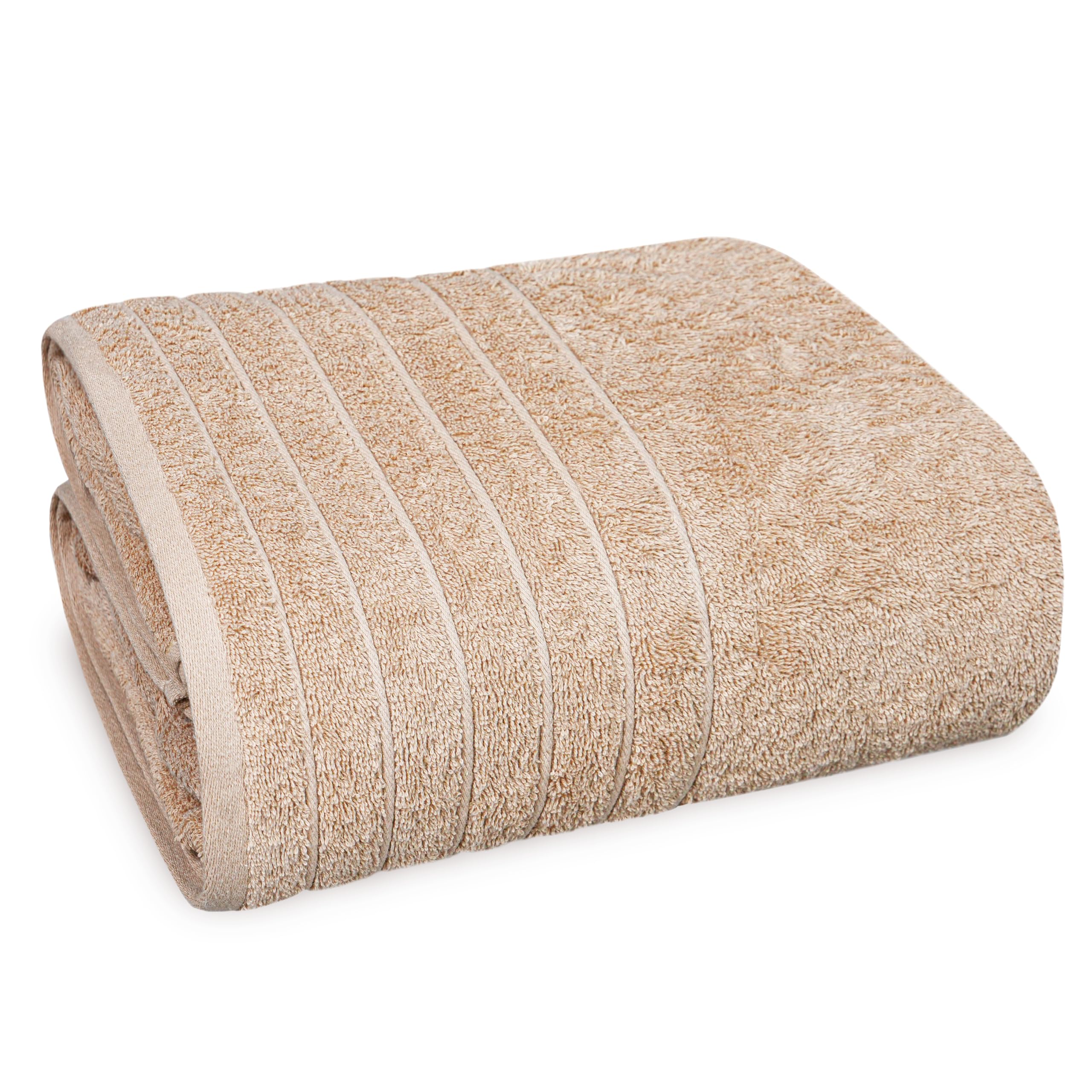 Tens Towels Pack of 1 Jumbo Bath Sheet 40 x 80 Inches, Extra Large & Light Weight, Quicker to Dry, 100% Cotton, Super Soft & Absorbent, Perfect to