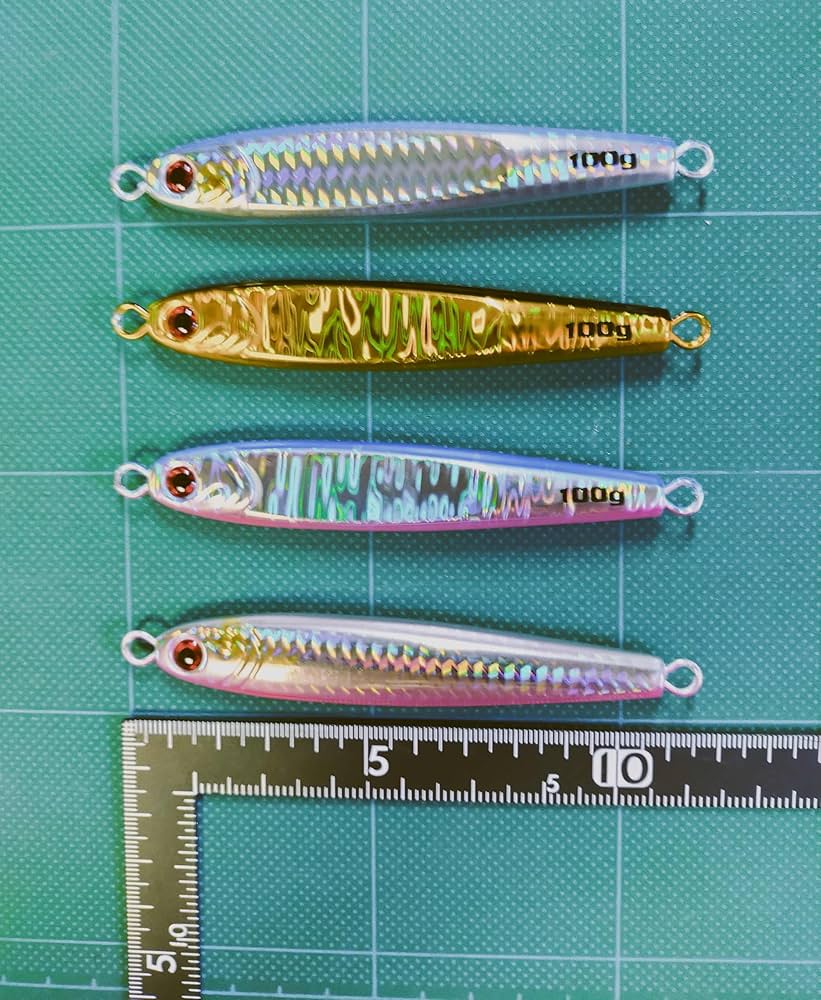 Amazon.co.jp: 4本セット TGベイト風 メタルジグ 鉛混合タングステン