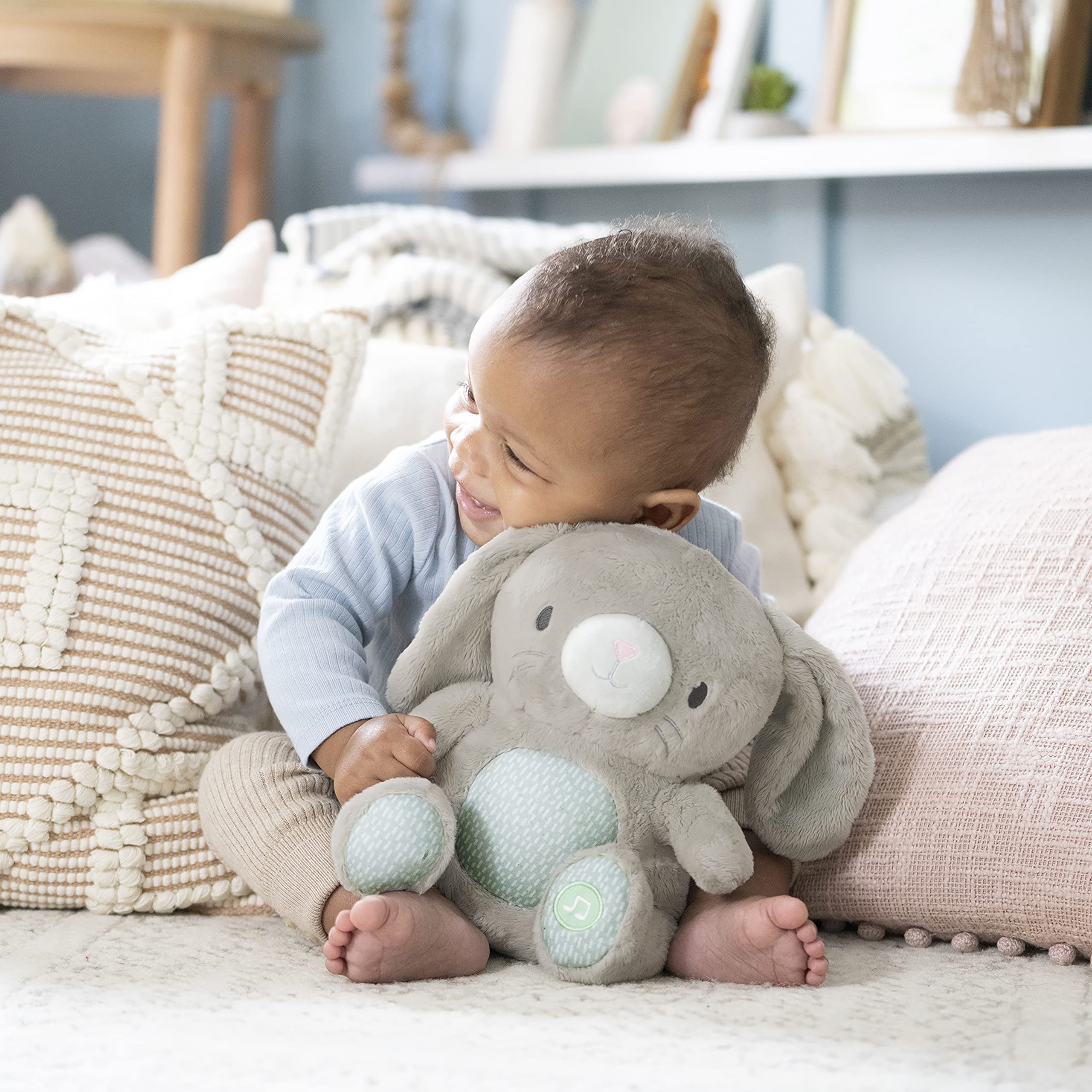 Ingenuity Heart to Hugs Sylvi Soothing Plush Toy, Gentle Vibration, Melodies, Heartbeat Sounds, Soft Lights, Age 0M+ - Image 4