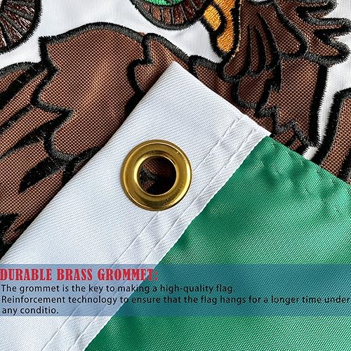 Miniatura 9 de Bandera de México de 4 x 6 para exteriores, doble cara, resistente, 3 capas, banderas nacionales mexicanas, banderas súper duraderas, 4 filas de