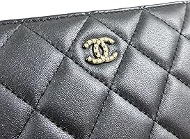 Amazon | [シャネル] ラウンドファスナー 長財布 ラムスキン COCO
