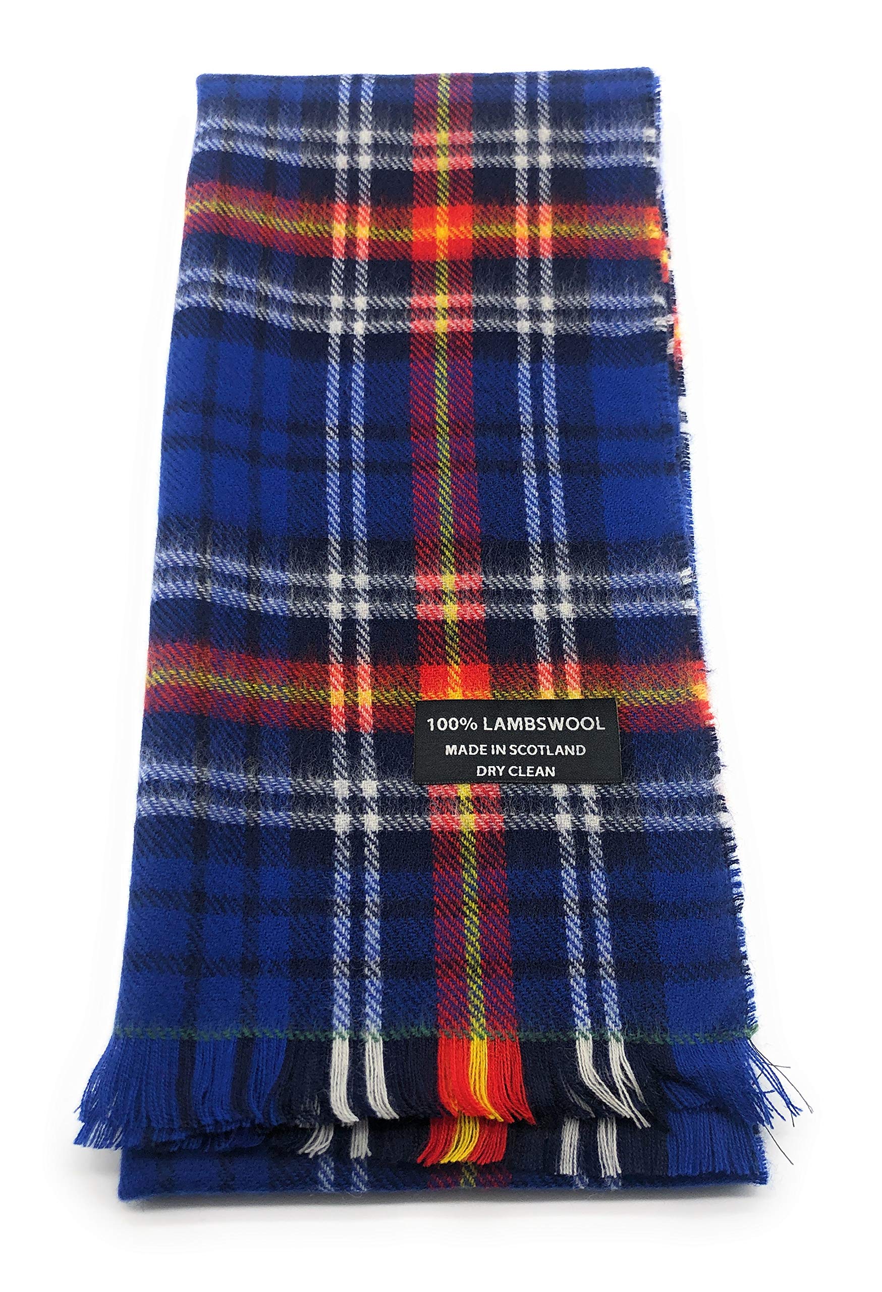Pure Lambswool Scottish Tartan Army Football Tartan Scarf Made In Scotland By Ingles Buchan