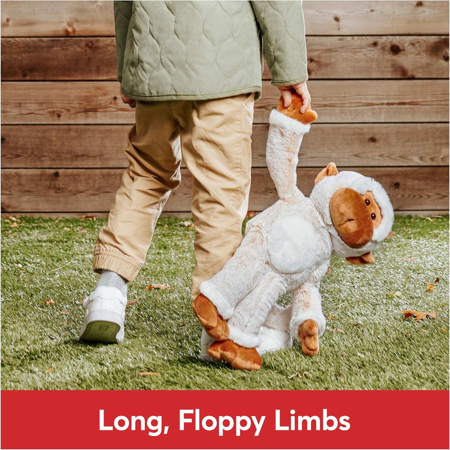 GUND Tilly The Monkey Plush, Premium Stuffed Animal for Ages 1 and Up, Cream/Brown, 15”